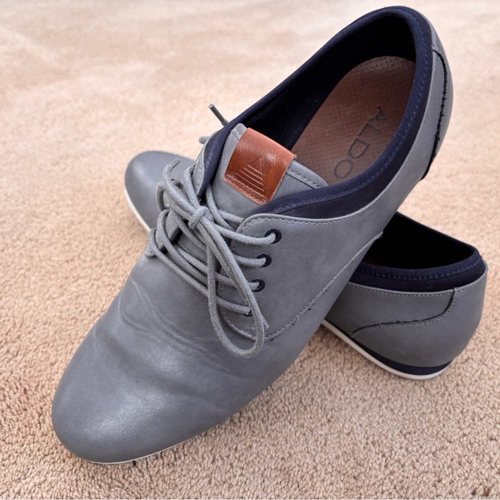 Men’s Aldo Leather Shoes with Rubber Sole